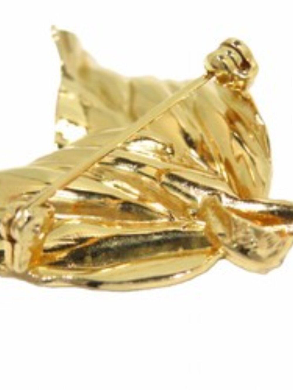 #138 - Christian Dior Dior leaf motif brooch, Authentic - Picture 6 of 8
